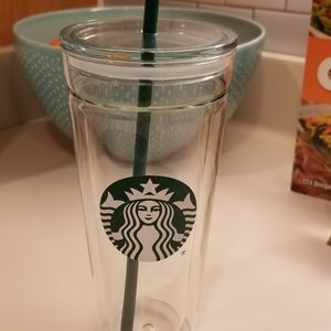 Starbucks glass cup